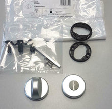 Carica l'immagine nel visualizzatore di Gallery, Bocchetta maniglia Kit per serratura Libero-Occupato WC Moneta Hoppe Argento