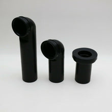 Carica l'immagine nel visualizzatore di Gallery, RACCORDO VASO SOSPESO VALSIR NERO PVC D90MM CURVA MANICOTTO GUARNIZIONE