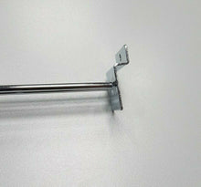 Carica l'immagine nel visualizzatore di Gallery, GANCI GANCIO PORTA BLISTER 25 CM CROMATI X PANNELLO DOGATO ARREDAMENTO NEGOZI