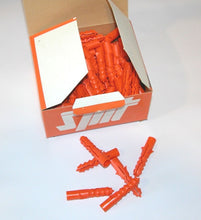 Carica l'immagine nel visualizzatore di Gallery, 100PZ TASSELLI TASSELLO NYLON DIAM 10X50MM SPIT 5703 INSERTO ESPANSIONE FISSAGGI