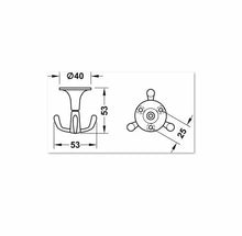 Carica l'immagine nel visualizzatore di Gallery, gancio appendi borse in metallo, finitura in alluminio