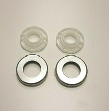 Carica l'immagine nel visualizzatore di Gallery, Vista Completa Kit Coppia Rosette Bocchette porta Hoppe Alluminio F1 x maniglia