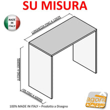 Carica l'immagine nel visualizzatore di Gallery, SCRIVANIA SU MISURA COSTRUITA AL MOMENTO DELL'ORDINE COLORE+ DIMENSIONI A SCELTA
