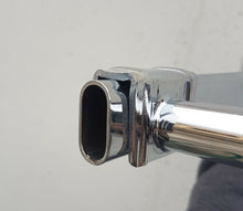 Carica l'immagine nel visualizzatore di Gallery, 25pz GANCI DIRITTI BROCHE ATTREZZATURA NEGOZI 35 CM CROMATI MENSOLA ATTACCO TUBOLARE AGGANCIO