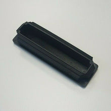 Carica l'immagine nel visualizzatore di Gallery, 10Pz TAPPI TAPPO RETTANGOLARE 30x100mm NERO PUNTALE PLASTICA H 5mm cm 10x3 RETRO