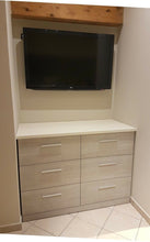 Carica l'immagine nel visualizzatore di Gallery, CASSETTIERA SU MISURA A PROGETTO MISURE A SCELTA COLORE A SCELTA MADE IN ITALY vista dettaglio