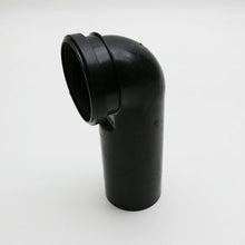 Carica l'immagine nel visualizzatore di Gallery, RACCORDI SCARICO CURVA VASI SOSPESI D90XL27,5/40 MANICOTTO PROLUNGA D90XL18 NERO curva