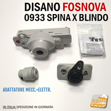 Load image into Gallery viewer, sPINA fOSNOVA PER BINARIO ELLETTRIFICATO BLINDOSBARRA BLINDO COMPLETO