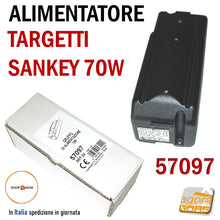 Load image into Gallery viewer, RICAMBIO ALIMENTATORE FARI FARETTI NEGOZI TARGETTI SANKEY 70W 57097 NUOVO