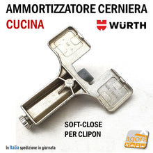Carica l'immagine nel visualizzatore di Gallery, ammortizzatore aggancio cerniera wurth nexis clipon zama regolabile