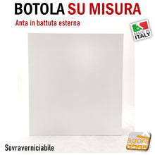 Carica l'immagine nel visualizzatore di Gallery, SPORTELLO BOTOLA INCASSO X CARTONGESSO MURO SU MISURA BT-EST ANTINA CON TELAIO