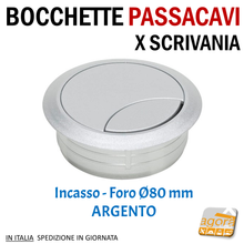 Carica l'immagine nel visualizzatore di Gallery, passacavi per scrivania