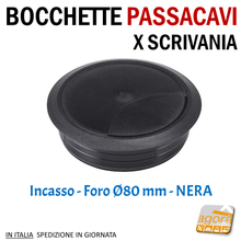 Carica l'immagine nel visualizzatore di Gallery, bocchetta incasso nascondi cavi computer