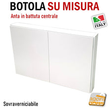 Carica l'immagine nel visualizzatore di Gallery, SPORTELLO BOTOLA INCASSO X CARTONGESSO MURO SU MISURA BT-CEN CON CORNICE COPRIFILI COPERTURA VANI CHIUSURA FORI MURO A MISURA PERSONALIZZATA VERNICIABILE