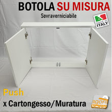 Carica l'immagine nel visualizzatore di Gallery, SPORTELLO BOTOLA INCASSO A FILO CHIAVE - PUSH X CARTONGESSO MURO SU MISURA BT-INT BOTOLE PREFINITE PER ISPEZIONE O ACCESSO A NICCHIE