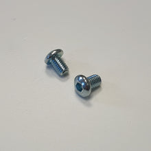 Carica l'immagine nel visualizzatore di Gallery, viti metriche filettate testa bombata esagono incassato tcbei m8x12 zincato bianco