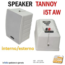 Carica l'immagine nel visualizzatore di Gallery, DIFFUSORE MUSICALE TANNOY i5T AW CASSE AUDIO HIFI STEREO RETTANGOLARE BIANCA 100V 6 OHM