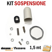 Carica l'immagine nel visualizzatore di Gallery, complessivo pezzi kit cavo sospensione reggiani fosnova