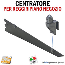 Carica l'immagine nel visualizzatore di Gallery, perno in plastica a incastro a pressare per tacca reggimensola in metallo arredamento negozi