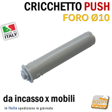 Carica l'immagine nel visualizzatore di Gallery, PUSH PISTONCINO PER ANTE SENZA MANIGLIA