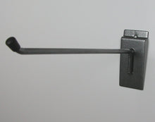 Load image into Gallery viewer, GANCI PORTABLISTER PER PANNELLO DOGATO cm 25 IN FILO D8mm GRIGIO ATTREZZATURA NEGOZIO robusto