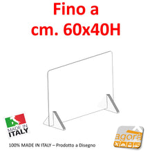 Load image into Gallery viewer, COVID19 CUSTOM MADE-TO-MEASURE Parafiato Dividing Barrier Anti-contact divider in Satin Plexiglass.