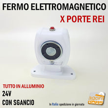 Load image into Gallery viewer, FERMO ELETTROMAGNETICO PER PORTE TAGLIAFUOCO REI DA PAVIMENTO CDVI VIR-P MODERNO ROBUSTO AFFIDABILE