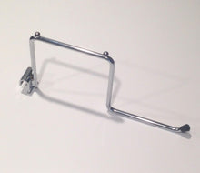 Carica l'immagine nel visualizzatore di Gallery, GANCIO GANCI CROMATI A SEDIA ARREDAMENTO NEGOZI BROCHE 35CM D10 PORTABLISTER TUBO OVALE TBOV vista