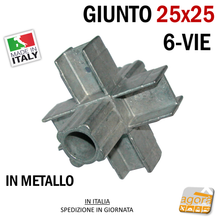 Load image into Gallery viewer, GIUNTO X TAVOLI E VETRINE 25X25 6-VIE NUOVO PER ESPOSITORI E STRUTTURE IN TBQ miglior