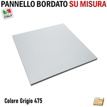 Load image into Gallery viewer, GRIGIO CHIARO PANNELLO BORDATO SU MISURA LEGNO TAGLIATO E RIFINITO MISURE PERSONALIZZATE Mensole mensola tagliata e bordata rifinita per mobili case negozi armadi cucine pensili colonne arredamento