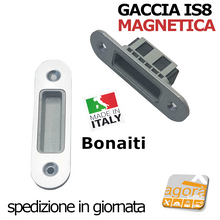 Carica l'immagine nel visualizzatore di Gallery, Riscontro Gaccia Cr.Opaco IS8 Magnetico Bonaiti Serrature B-forty Scrocco Centrale