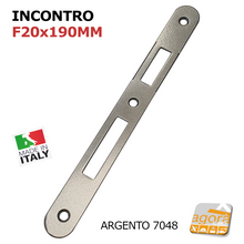 Carica l'immagine nel visualizzatore di Gallery, Riscontro Gaccia 200 Bonaiti 190x20 Argento 7048 x Serrature 2001 Meccaniche