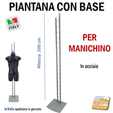 Carica l'immagine nel visualizzatore di Gallery, BASAMENTO PER MANICHINI PROFESSIONALE PER NEGOZIO