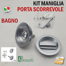 Carica l'immagine nel visualizzatore di Gallery, Bonaiti Rosette per bagno cromato satinato quadro 6mm e 8 mm