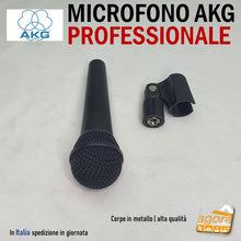 Carica l'immagine nel visualizzatore di Gallery, Microfono con cavo cablato professionale super AKG original made in austria pronta consegna nuovo
