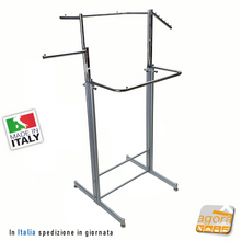 Carica l'immagine nel visualizzatore di Gallery, ESPOSITORE PER ABITI VESTITI ABBIGLIAMENTO LINGERIE INTIMO NEGOZIO NEGOZI STENDER A BRACCI NUOVO