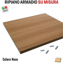 Carica l'immagine nel visualizzatore di Gallery, noce venato ciliegio ripiano armadio su misura dimensioni personalizzate legno pannelli falegnameria per armadi mobili colonne pensili a misura personalizzati produzione