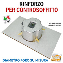 Carica l'immagine nel visualizzatore di Gallery, PANNELLI PER SOFFITTI RINFORZI CONTROSOFFITTI CEILINGS SUPPORTI PER CASSE ACUSTICHE PER FARETTI PER NEGOZI E OSPEDALI E CENTRI COMMERCIALI