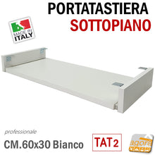 Carica l'immagine nel visualizzatore di Gallery, porta tastiera per scrivania sotto piano aggiuntiva estraibile piano estrazione pianetto per tastiera portatastiera professionale