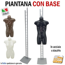 Carica l'immagine nel visualizzatore di Gallery, SUPPORTI PER MANICHINI BUSTI A SCALA GRIGIO