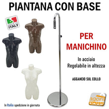 Carica l'immagine nel visualizzatore di Gallery, basamento per manichini busti sartoria negozi
