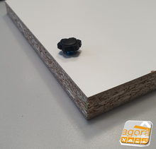 Load image into Gallery viewer, piedino con bussola filettata M 6 mm