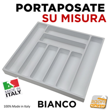 Carica l'immagine nel visualizzatore di Gallery, PORTAPOSATE X CASSETTO CUCINA SU MISURA AL CM E A DISEGNO RICAVATO DAL PIENO MDF