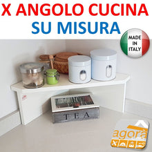 Carica l'immagine nel visualizzatore di Gallery, TAVOLINO SFRUTTA ANGOLO TOP CUCINA PAC 40x40x20 MENSOLA PIANETTO PORTASPEZIE RIALZO
