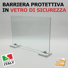 Carica l'immagine nel visualizzatore di Gallery, Barriera Divisoria Parafiato di Protezione Covid19 su Misura Divisorio anticontatto protezione completa