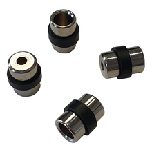 Carica l'immagine nel visualizzatore di Gallery, 10Pz REGGIRIPIANO (PERNO) PER VETRINE E RIPIANI CON GOMMA DIAM 12X18 REGGIVETRO