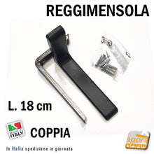 Carica l'immagine nel visualizzatore di Gallery, reggiripiano reggimensola mensola supporto a l per ripiano staffa per piani legno