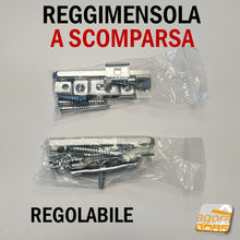 Carica l'immagine nel visualizzatore di Gallery, Reggimensola reggi mensole invisibili nascoste per ripiani, reggi mensola incassata nascosta per piani sospesi