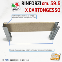 Carica l'immagine nel visualizzatore di Gallery, PANNELLI X RINFORZARE LE COSTRUZIONI CARTONGESSO 595MM