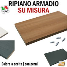 Carica l'immagine nel visualizzatore di Gallery, ripiano per mobili su misura tagliato e prodotto a misura personalizzata falegnameria produzione diretta